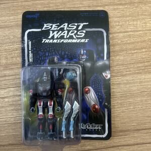 Super7 Transformers Beast Wars OPTIMUS PRIMAL Hyper Steel 4" ReAction Figure